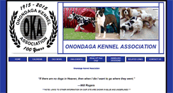 Desktop Screenshot of onondagakennel.com